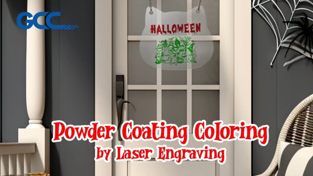 Laser Sample Showcase - Powder Coating Coloring by Laser Engraving